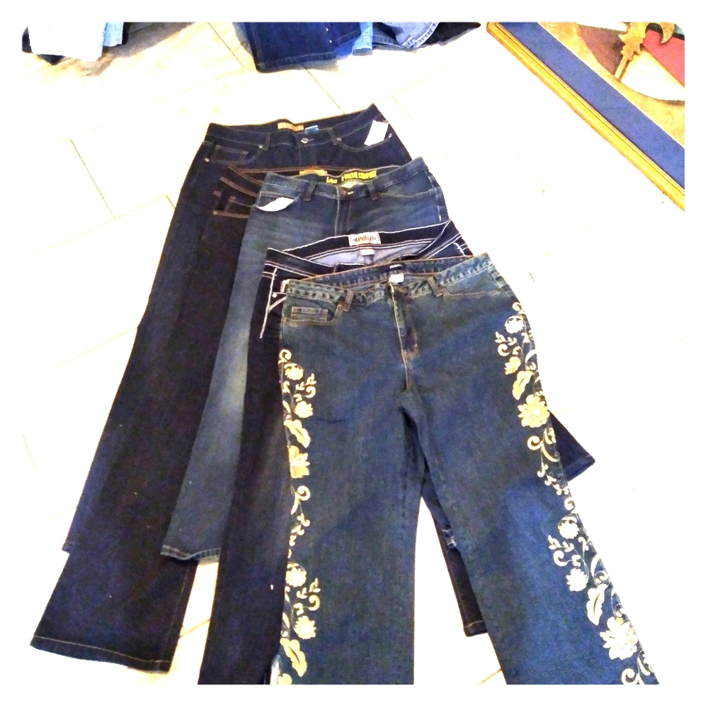 Women's designer jeans 13/14